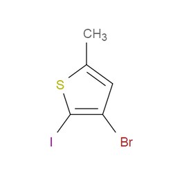 Aobchem&nbsp;3-Bromo-2-iodo-5-methylthiophene | ≥97% | CAS 89556-08-1 | C5H4BrIS | 1g
