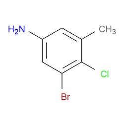 Aobchem&nbsp;3-Bromo-4-chloro-5-methylaniline | ≥97% | CAS 1263377-66-7 | C7H7BrClN | 500mg