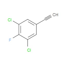 Aobchem&nbsp;1 3-Dichloro-5-ethynyl-2-fluorobenzene | ≥97% | CAS 1700384-76-4 | C8H3Cl2F | 1g