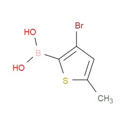 Aobchem&nbsp;3-Brom-5-methylthiophene-2-boronic acid | ≥97% | CAS 1351859-39-6 | C5H6BBrO2S | 500mg