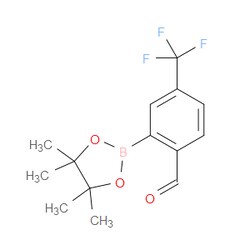 Aobchem&nbsp;2-Formyl-5-(trifluoromethyl)phenylboronic acid pinacol ester | ≥97% | CAS 1416721-24-8 | C14H16BF3O3 | 1g