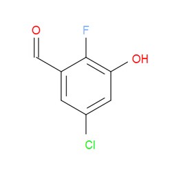 Aobchem&nbsp;5-Chloro-2-fluoro-3-hydroxybenzaldehyde | ≥97% | CAS 2734779-37-2 | C7H4ClFO2 | 250mg