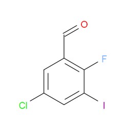 Aobchem&nbsp;5-Chloro-2-fluoro-3-iodobenzaldehyde | ≥97% | CAS 2383822-81-7 | C7H3ClFIO | 1g