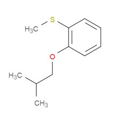 Aobchem&nbsp;(2-Isobutoxyphenyl)(methyl)sulfane | ≥95% | CAS 1443343-33-6 | C11H16OS | 1g