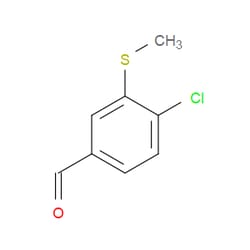 Aobchem&nbsp;4-Chloro-3-(methylthio)benzaldehyde | ≥97% | CAS 1289208-98-5 | C8H7ClOS | 1g