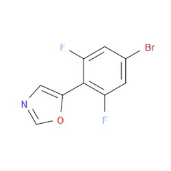 Aobchem&nbsp;5-(4-Bromo-2 6-difluorophenyl)oxazole | ≥97% | CAS 1400706-90-2 | C9H4BrF2NO | 500mg