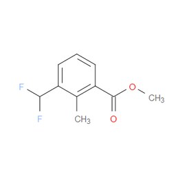 Aobchem&nbsp;Methyl 3-(difluoromethyl)-2-methylbenzoate | ≥95% | CAS 2112821-20-0 | C10H10F2O2 | 500mg