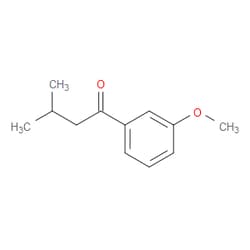 Aobchem&nbsp;1-(3-Methoxyphenyl)-3-methylbutan-1-one | ≥95% | CAS 1183770-52-6 | C12H16O2 | 500mg