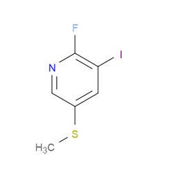 Aobchem&nbsp;2-Fluoro-3-iodo-5-(methylthio)pyridine | ≥97% | CAS 1806345-87-8 | C6H5FINS | 1g