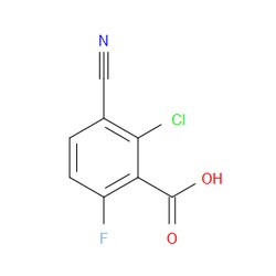 Aobchem&nbsp;2-Chloro-3-cyano-6-fluorobenzoic acid | ≥95% | CAS 1805570-67-5 | C8H3ClFNO2 | 500mg