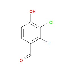 Aobchem&nbsp;3-Chloro-2-fluoro-4-hydroxybenzaldehyde | ≥95% | CAS 1260891-69-7 | C7H4ClFO2 | 1g