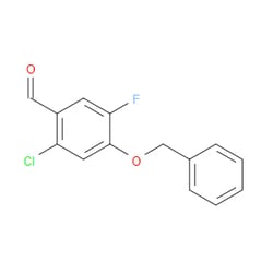 Aobchem&nbsp;4-(Benzyloxy)-2-chloro-5-fluorobenzaldehyde | ≥97% | CAS 2734778-34-6 | C14H10ClFO2 | 1g