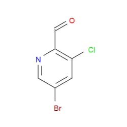 Aobchem&nbsp;5-Bromo-3-chloropicolinaldehyde | ≥97% | CAS 885168-04-7 | C6H3BrClNO | 1g
