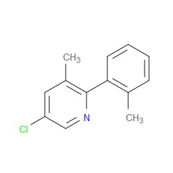Aobchem&nbsp;5-Chloro-3-methyl-2-(o-tolyl)pyridine | ≥97% | CAS 2624417-46-3 | C13H12ClN | 500mg