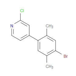 Aobchem&nbsp;4-(4-Bromo-2 5-dimethylphenyl)-2-chloropyridine | ≥95% | CAS 2643367-73-9 | C13H11BrClN | 1g