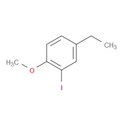 Aobchem&nbsp;4-Ethyl-2-iodo-1-methoxybenzene | ≥97% | CAS 868167-69-5 | C9H11IO | 250mg