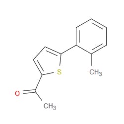 Aobchem&nbsp;1-[5-(2-Methylphenyl)-2-thienyl]ethanone | ≥95% | CAS 273937-85-2 | C13H12OS | 500mg