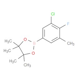 Aobchem&nbsp;3-Chloro-4-fluoro-5-methylphenylboronic acid  pinacol ester | ≥97% | CAS 1402238-26-9 | C13H17BClFO2 | 250mg