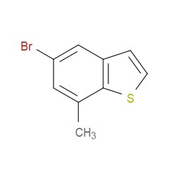 Aobchem&nbsp;5-Bromo-7-methylbenzo[b]thiophene | ≥95% | CAS 19076-18-7 | C9H7BrS | 500mg