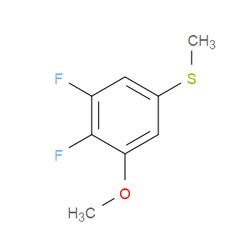 Aobchem&nbsp;(3 4-Difluoro-5-methoxyphenyl)(methyl)sulfane | ≥95% | CAS 1314903-77-9 | C8H8F2OS | 500mg