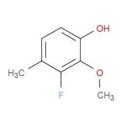 Aobchem&nbsp;3-Fluoro-2-methoxy-4-methylphenol | ≥95% | CAS 2385327-41-1 | C8H9FO2 | 1g