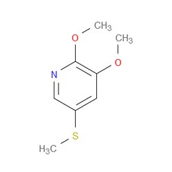 Aobchem&nbsp;2 3-Dimethoxy-5-(methylthio)pyridine | ≥95% | CAS 2386036-98-0 | C8H11NO2S | 250mg