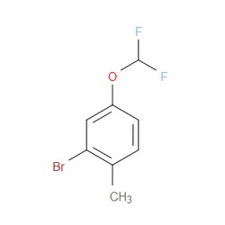 Aobchem&nbsp;2-Bromo-4-(difluoromethoxy)-1-methylbenzene | ≥97% | CAS 1261849-40-4 | C8H7BrF2O | 500mg