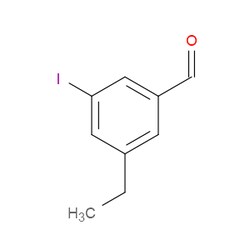 Aobchem&nbsp;3-Ethyl-5-iodobenzaldehyde | ≥97% | CAS 1289165-29-2 | C9H9IO | 250mg