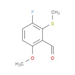 Aobchem&nbsp;3-Fluoro-6-methoxy-2-(methylthio)benzaldehyde | ≥97% | CAS 2090356-17-3 | C9H9FO2S | 1g