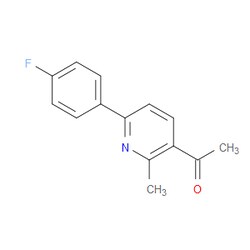 Aobchem&nbsp;1-[6-(4-Fluorophenyl)-2-methyl-3-pyridinyl]ethanone | ≥95% | CAS 914635-88-4 | C14H12FNO | 250mg