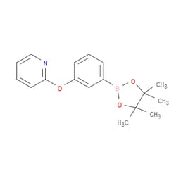 Aobchem&nbsp;Pyridine  2-[3-(4 4 5 5-tetramethyl-1 3 2-dioxaborolan-2-yl)phenoxy]- | ≥95% | CAS 1499166-51-6 | C17H20BNO3 | 1g