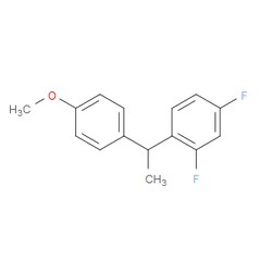 Aobchem&nbsp;2 4-Difluoro-1-(1-(4-methoxyphenyl)ethyl)benzene | ≥95% | CAS 2484888-97-1 | C15H14F2O | 1g