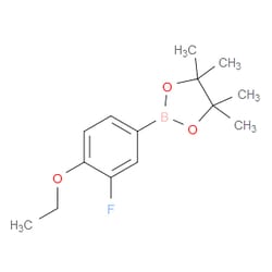 Aobchem&nbsp;2-(4-Ethoxy-3-fluorophenyl)-4 4 5 5-tetramethyl-1 3 2-dioxaborolane | ≥97% | CAS 1147106-23-7 | C14H20BFO3 | 1g