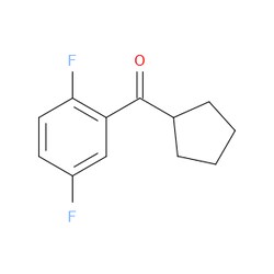 Aobchem&nbsp;Cyclopentyl(2 5-difluorophenyl)methanone | ≥95% | CAS 1094440-07-9 | C12H12F2O | 250mg