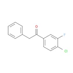 Aobchem&nbsp;1-(4-Chloro-3-fluorophenyl)-2-phenylethanone | ≥95% | CAS 845781-23-9 | C14H10ClFO | 1g