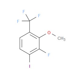 Aobchem&nbsp;2-Fluoro-1-iodo-3-methoxy-4-(trifluoromethyl)benzene | ≥95% | CAS 2384557-91-7 | C8H5F4IO | 250mg
