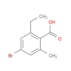 Aobchem&nbsp;4-Bromo-2-ethyl-6-methylbenzoic acid | ≥97% | CAS 1349717-59-4 | C10H11BrO2 | 250mg