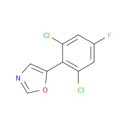 Aobchem&nbsp;5-(2 6-Dichloro-4-fluorophenyl)oxazole | ≥97% | CAS 2364585-00-0 | C9H4Cl2FNO | 1g