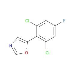 Aobchem&nbsp;5-(2 6-Dichloro-4-fluorophenyl)oxazole | ≥97% | CAS 2364585-00-0 | C9H4Cl2FNO | 250mg
