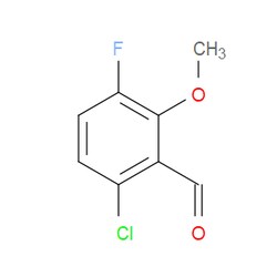 Aobchem&nbsp;6-Chloro-3-fluoro-2-methoxybenzaldehyde | ≥95% | CAS 1350325-23-3 | C8H6ClFO2 | 500mg