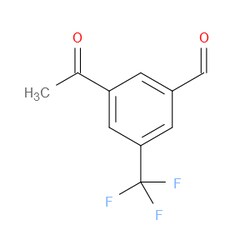 Aobchem&nbsp;3-Acetyl-5-(trifluoromethyl)benzaldehyde | ≥97% | CAS 1393534-42-3 | C10H7F3O2 | 250mg