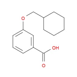 Aobchem&nbsp;3-(Cyclohexylmethoxy)benzoic acid | ≥97% | CAS 158860-95-8 | C14H18O3 | 250mg