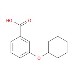 Aobchem&nbsp;3-(Cyclohexyloxy)benzoic acid | ≥95% | CAS 158861-00-8 | C13H16O3 | 1g