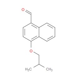 AOBCHEM&nbsp;4-Isobutoxy-1-naphthaldehyde | ≥97% | CAS 700858-96-4 | C15H16O2 | 250mg
