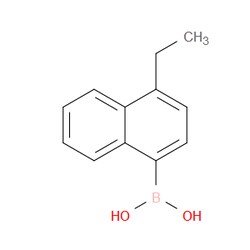 Aobchem&nbsp;B-(4-Ethyl-1-naphthalenyl)boronic acid | ≥95% | CAS 372521-81-8 | C12H13BO2 | 1g