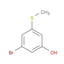 Aobchem&nbsp;3-Bromo-5-(methylthio)phenol | ≥95% | CAS 1243394-57-1 | C7H7BrOS | 250mg
