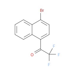 Aobchem&nbsp;1-(4-Bromonaphthalen-1-yl)-2 2 2-trifluoroethanone | ≥95% | CAS 1522734-03-7 | C12H6BrF3O | 1g