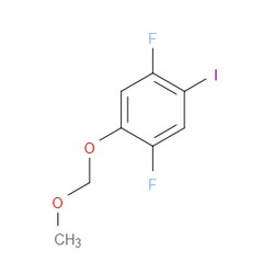 Aobchem&nbsp;1 4-Difluoro-2-iodo-5-(methoxymethoxy)benzene | ≥95% | CAS 2734775-80-3 | C8H7F2IO2 | 500mg