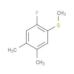Aobchem&nbsp;(2-Fluoro-4 5-dimethylphenyl)(methyl)sulfane | ≥97% | CAS 1803819-32-0 | C9H11FS | 500mg