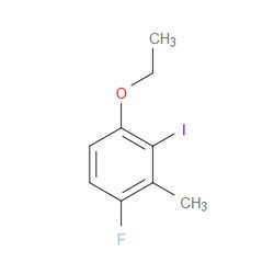Aobchem&nbsp;1-Ethoxy-4-fluoro-2-iodo-3-methylbenzene | ≥97% | CAS 2383261-48-9 | C9H10FIO | 1g